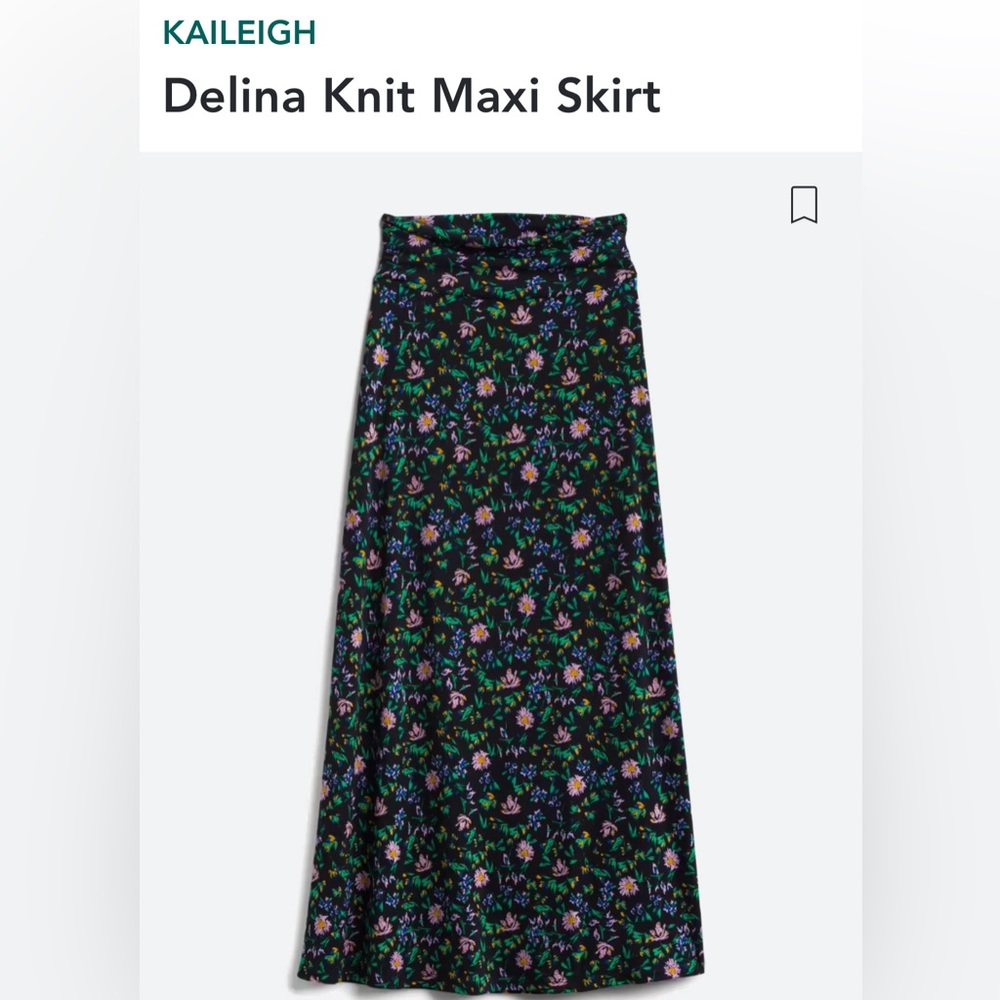 Kaileigh Delina Knit Maxi Skirt Size Small NWT